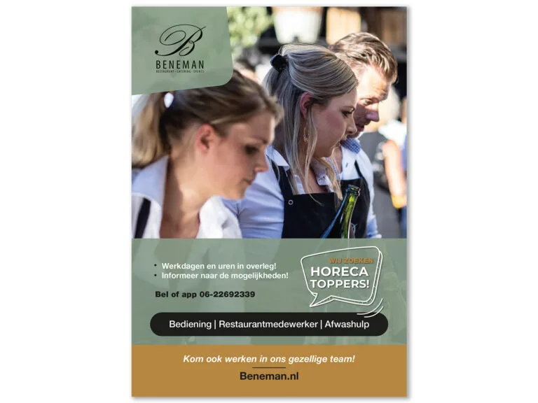 Beneman flyer vacatures